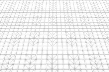 Wall of rectangle tiles with diagonal elements