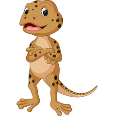 Cute lizard cartoon

