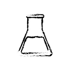 Flask chemistry lab icon vector illustration graphic design