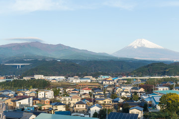 Fototapeta na wymiar Mount Fuji in Shizuoka city