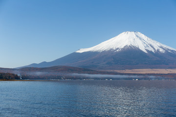 Mount Fuji and Lake Yamanaka