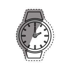 Time clock concept icon vector illustration graphic design