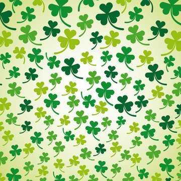 background of clovers icon. colorful design. Saint Patrick's Day concept. vector illustration