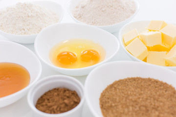 Ingredients for cookies
