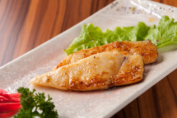 Japanese grill cod fish
