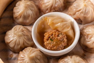 Crab Roe and beef buns