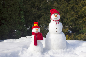 two snowmen 