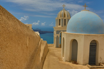 Santorini Island in Greece