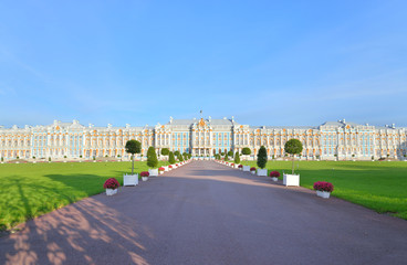 Catherine Palace in Tsarskoe Selo.