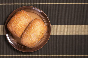 Naklejka premium Fresh ciabatta bread