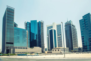 Fototapeta na wymiar Dubai Business Bay, United Arab Emirate