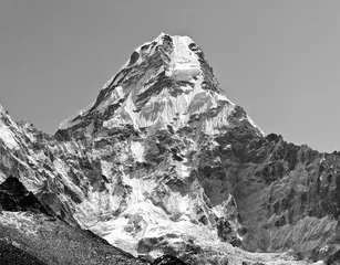 No drill blackout roller blinds Ama Dablam Ama Dablam - Nepal (black and white)