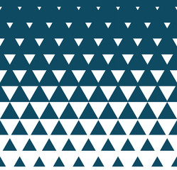 Abstract geometric blue graphic design print triangle halftone pattern