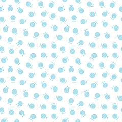 Abstract geometry blue deco art memphis fashion pattern