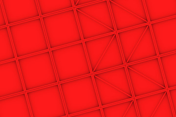 Wall of rectangle tiles with diagonal elements