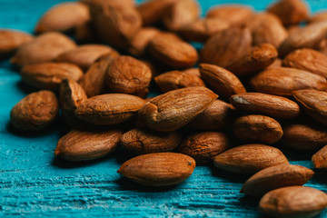 Dry apricot nut background