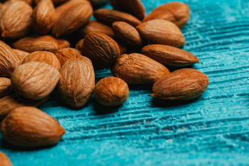 Dry apricot nut background