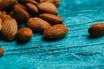 Dry apricot nut background