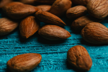 Dry apricot nut background