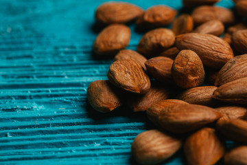 Dry apricot nut background