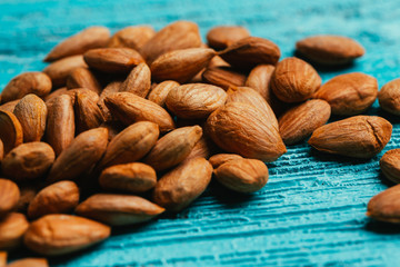 Dry apricot nut background