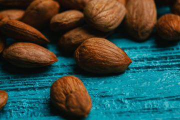 Dry apricot nut background