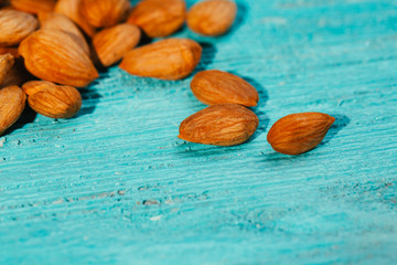 Dry apricot nut background