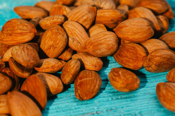 Dry apricot nut background