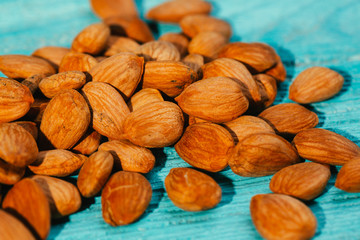 Dry apricot nut background