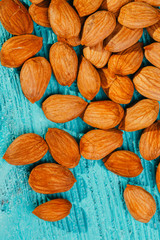 Dry apricot nut background