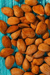 Dry apricot nut background