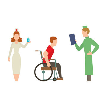 Trauma accident and human body safety vector people silhouette
