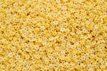 Italian pasta on close up background.