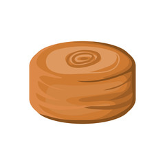 Bread icon. Bakery food shop traditional and product theme. Isolated design. Vector illustration
