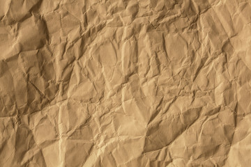 Wrapping paper crumpled