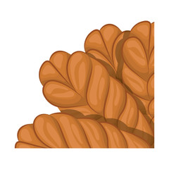 Bread icon. Bakery food shop traditional and product theme. Isolated design. Vector illustration