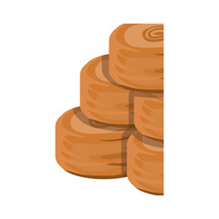 Bread icon. Bakery food shop traditional and product theme. Isolated design. Vector illustration