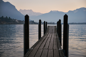 Lake Geneva in Switzerland