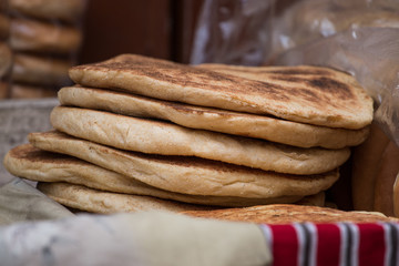 Typical bread in Morocco