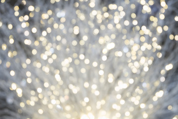 white bokeh light blurred, holiday abstract background, blur defocused