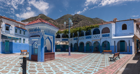 Chefchaouen city buildings