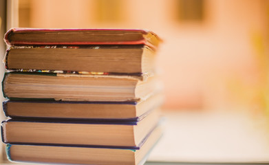 stack of books