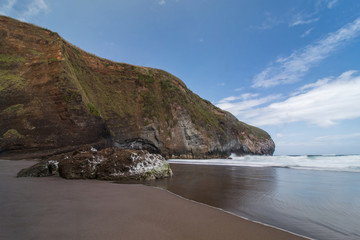 Ribeira Seca dark sand beach