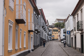 Typical urban architecture of Azores
