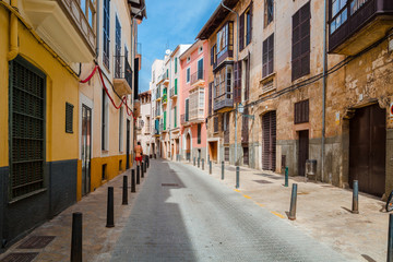 Fototapeta na wymiar Palma de Mallorca street view