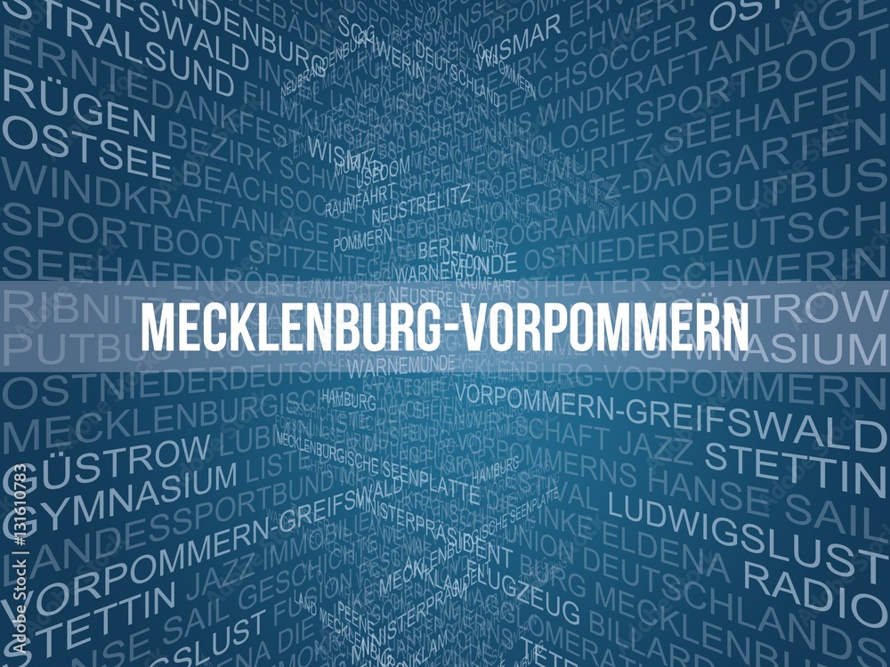 Poster Mecklenburg-Vorpommern