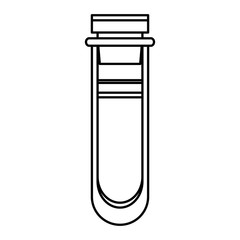 Tube icon. Medical heath care and hospital theme. Isolated design. Vector illustration
