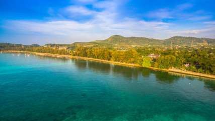 Rawai pier in the morning this pier is available for travel all islands around Phuket,Phang Nga and Krabi