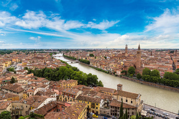 Fototapeta na wymiar Panoramic view of Verona