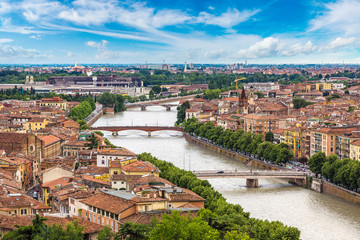 Fototapeta premium Panoramic view of Verona